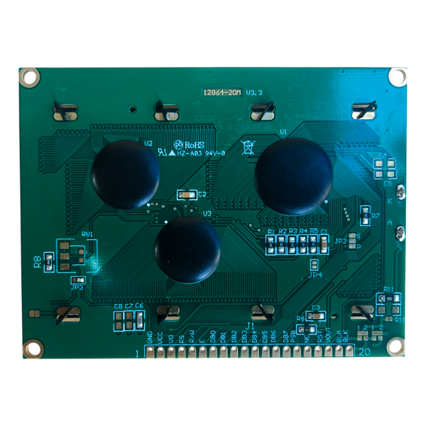 Ecran LCD 128x64 avec rétroéclairage bleu