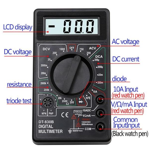 Multimètre DT-830