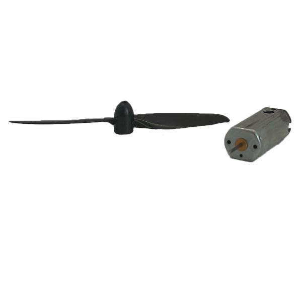 un moteur de drone + une hélice gauche