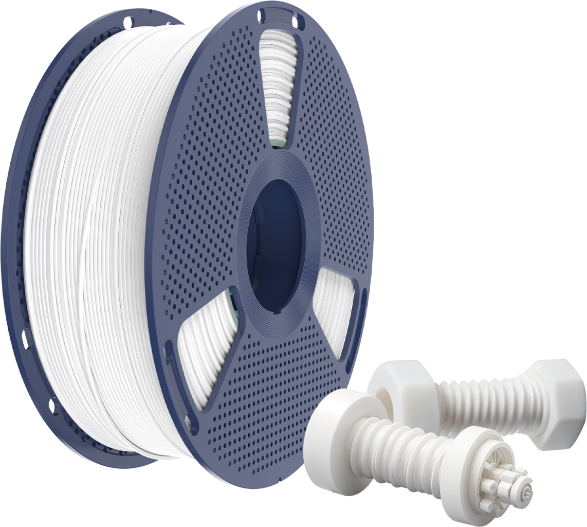 1kg ABS 1.75mm 3D printer filament, white