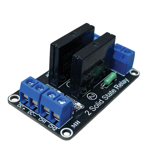 Module relais à semi-conducteurs  2   canaux 5VDC