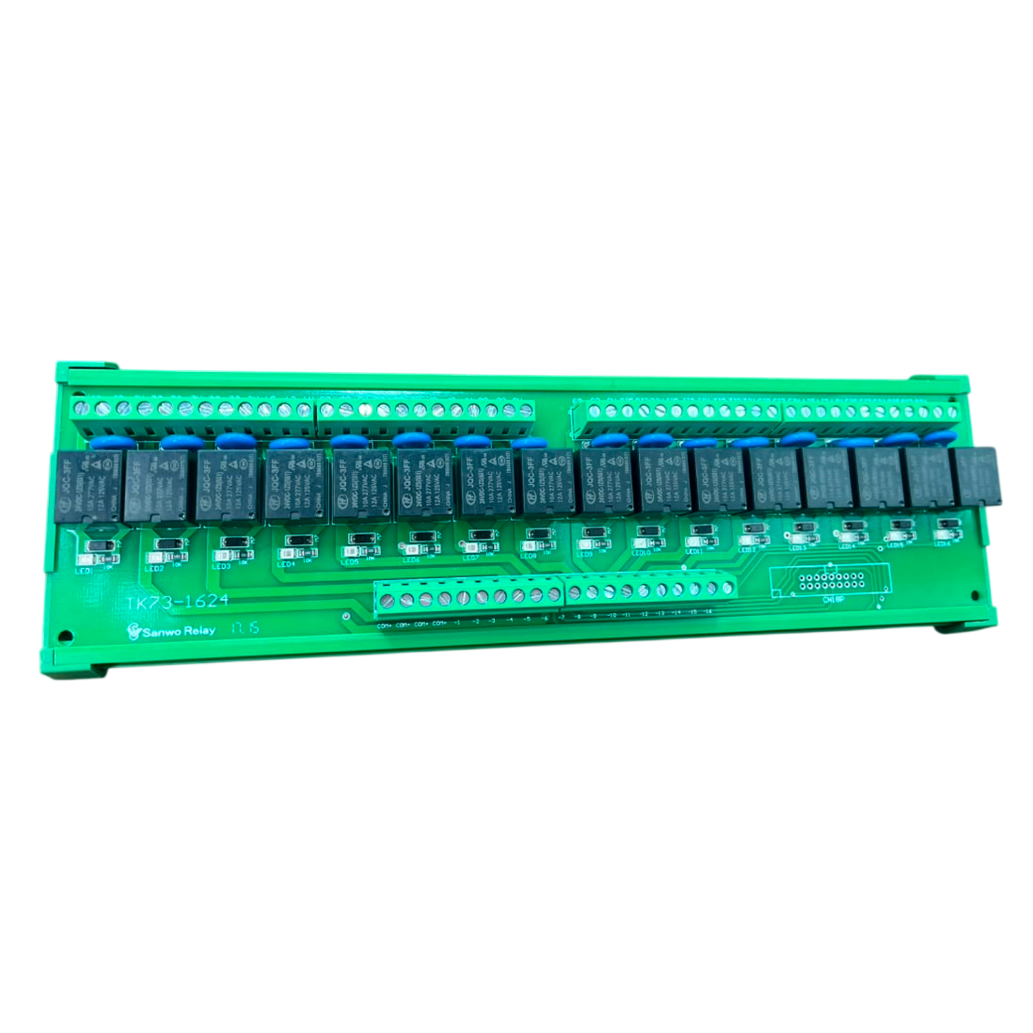TK73 Series 16 Channel 24V Relay - DIN Rail - vignette 4