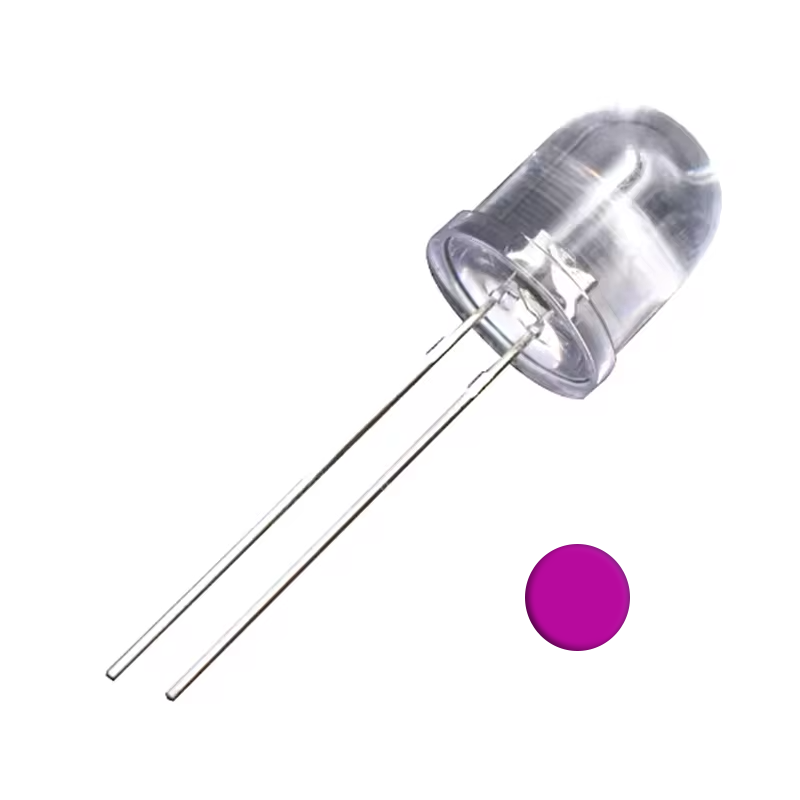 led violet transparente