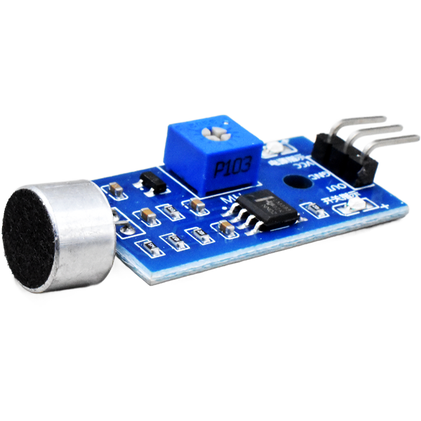 Microphone électret, module de détection sonore 3borches