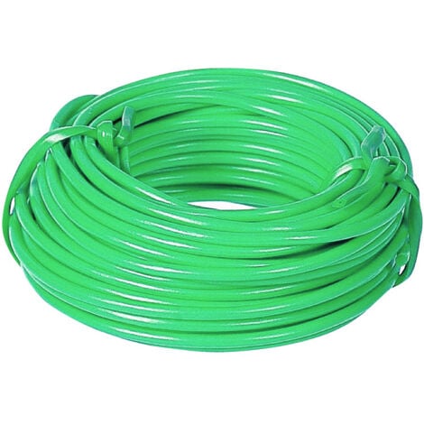 Fil électrique résistant à la chaleur (Verte) / mètre