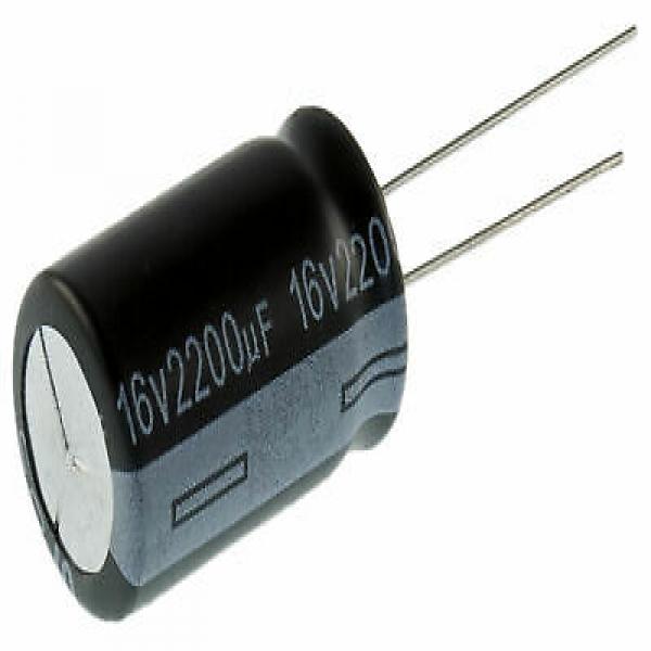 Condensateur radial électrolytique 2200uF 16V 105 deg C