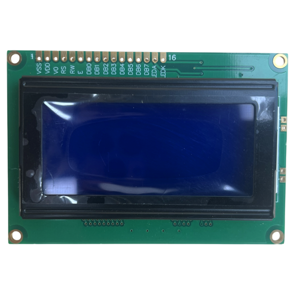 Ecran LCD 16x4, blue background