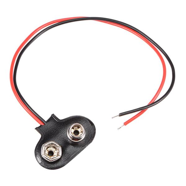 Connecteur pile 9v sans port Jack