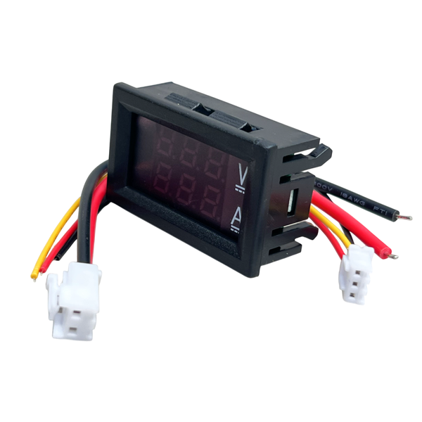 Voltmètre et ampèremètre DC 100V 10A