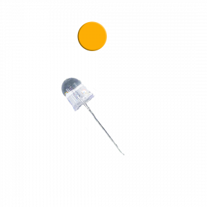 DEL orange transparente 10mm