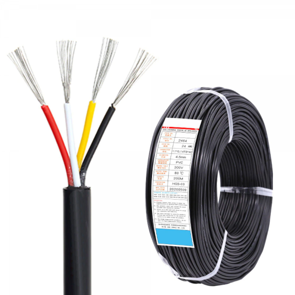 Copper Wire 24 AWG Black