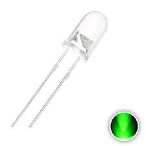 LED Verte transparente