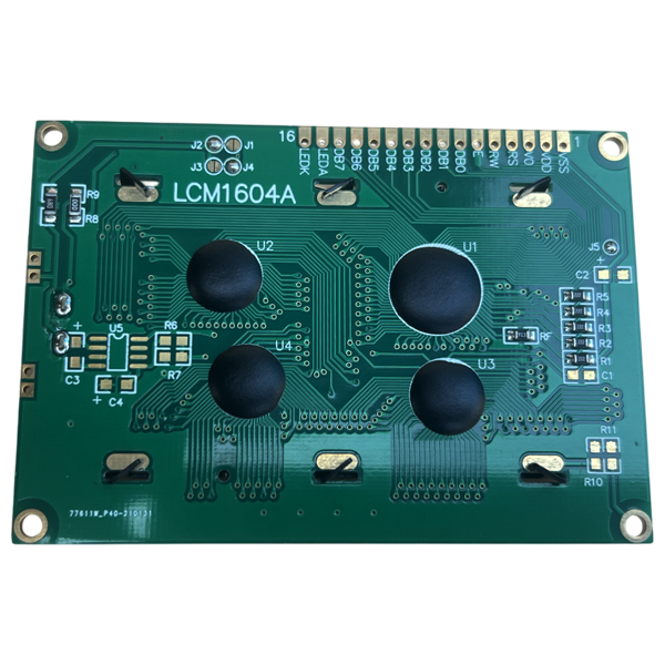 Ecran LCD 16x4, blue background