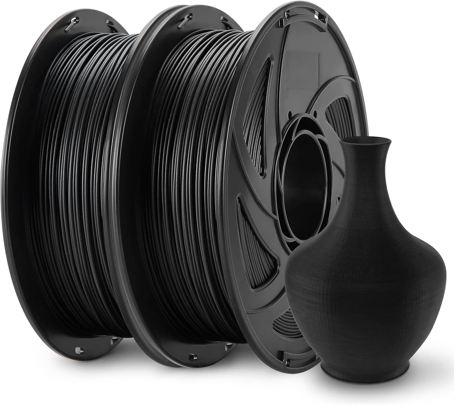 1kg PETG 1.75mm 3D printer filament, Black