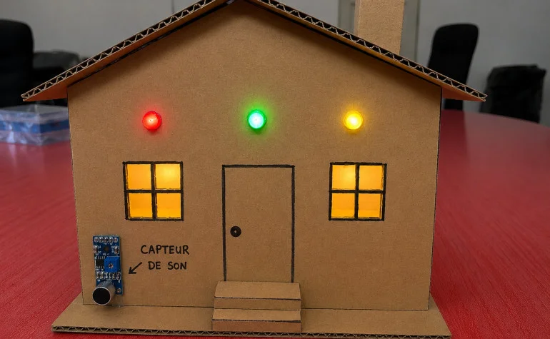 Commande de LED par détection sonore