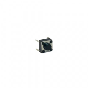 Petit bouton poussoir 4 pattes