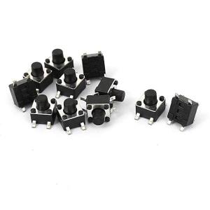 Petit bouton poussoir 4 pattes