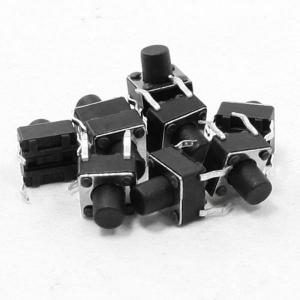 Petit bouton poussoir 4 pattes