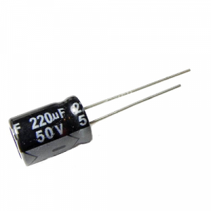 Condensateur 220 uF 50 Volt 20% 10 X 16mm Radial 5mm 1050ma 7000 Hour
