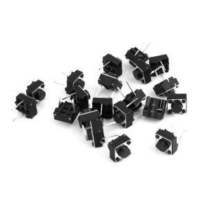 Petit bouton poussoir 4 pattes