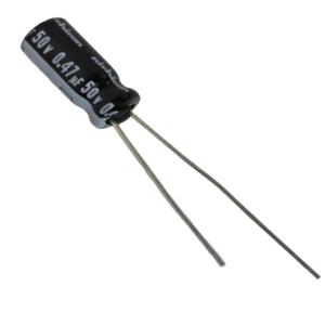 Condensateur électrolytique 0.47uF 50V