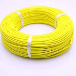Fil électrique résistant à la chaleur (Jaune) / mètre