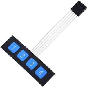 Clavier à membrane matriciel 1x4