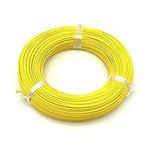 Fil électrique résistant à la chaleur (Jaune) / mètre