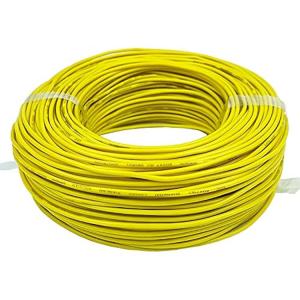 Fil électrique résistant à la chaleur (Jaune) / mètre