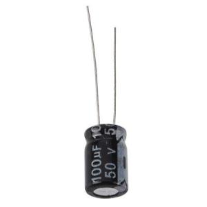 Condensateur Radial 100 uF 50V