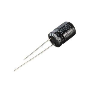Condensateur radial 100 uF 25 volts