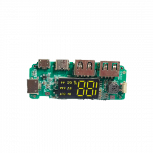 Circuit de batterie externe LED double USB 5V 2,4A Micro Type C Lightning USB 18650