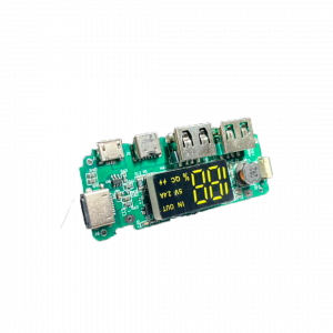 Circuit de batterie externe LED double USB 5V 2,4A Micro Type C Lightning USB 18650