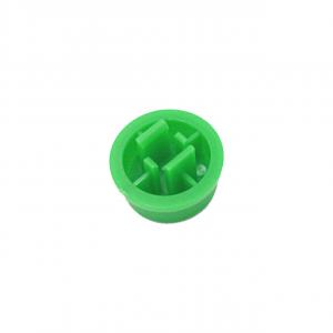 bouchon bouton poussoir vert