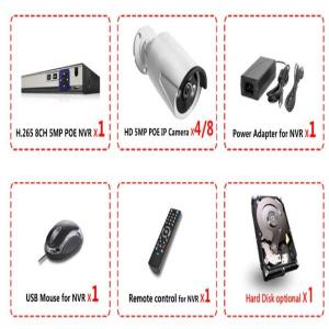 Kit de 4 (quatre) cameras + NVR + accessoires