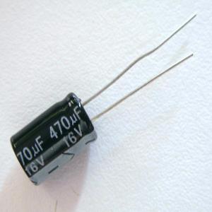 CONDENSATEUR RADIAL 470uF 16 VOLT